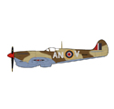 Spitfire Vb Trop No.417 Sqn., BR487/AN-V, Tunisia 1943